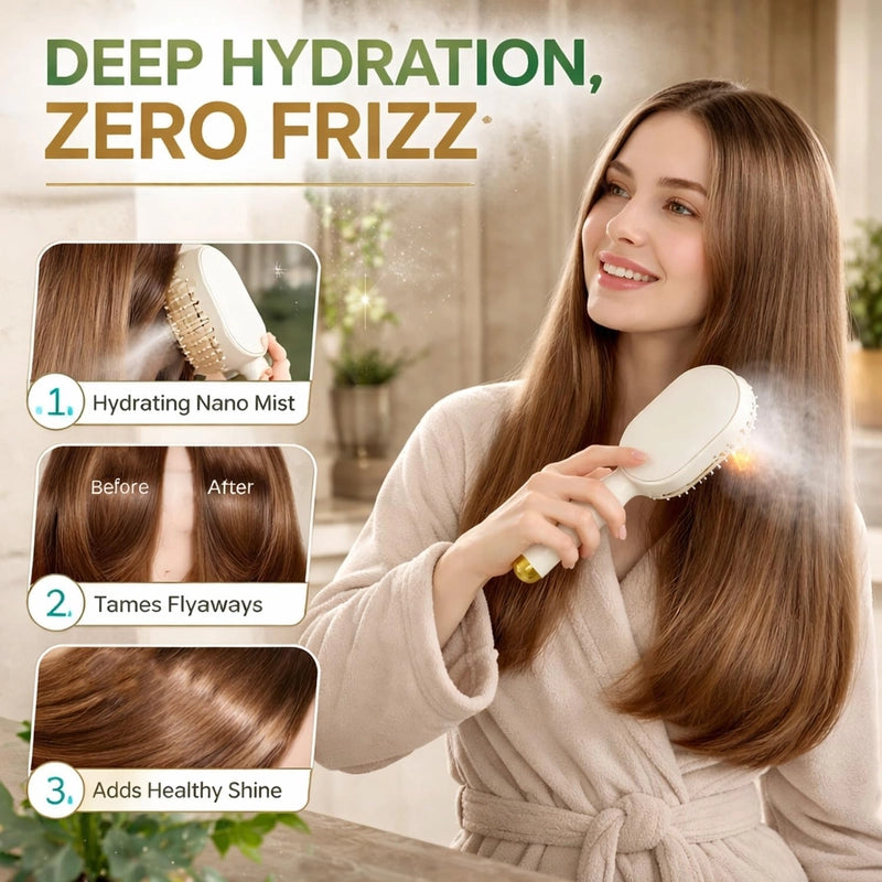 Effortless Sleek Hair: The Steam Brush That Saves Your Mornings!