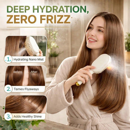 Effortless Sleek Hair: The Steam Brush That Saves Your Mornings!