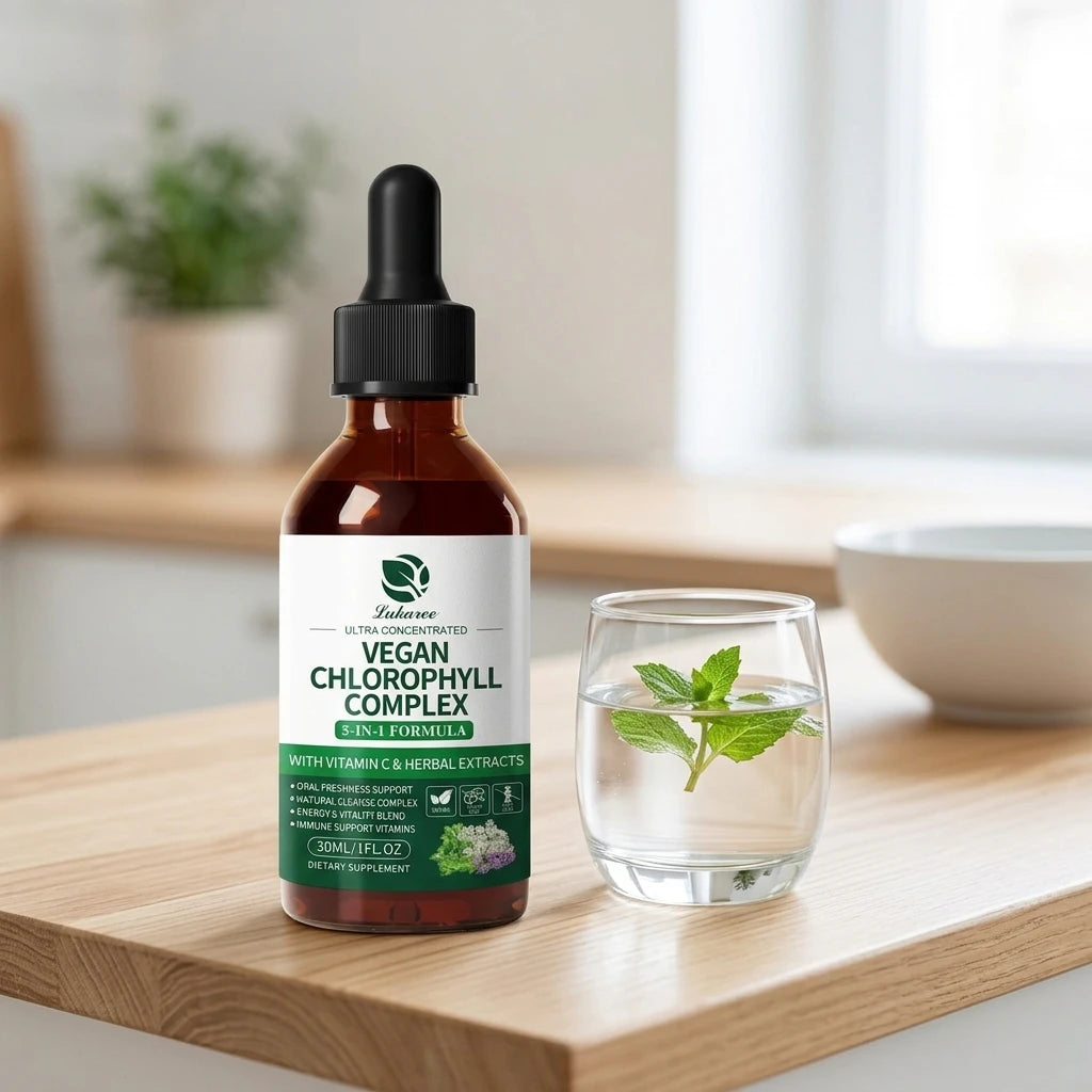 Chlorophyll Drops: Your Daily Ritual for Glowing Gut Health & Natural Energy!