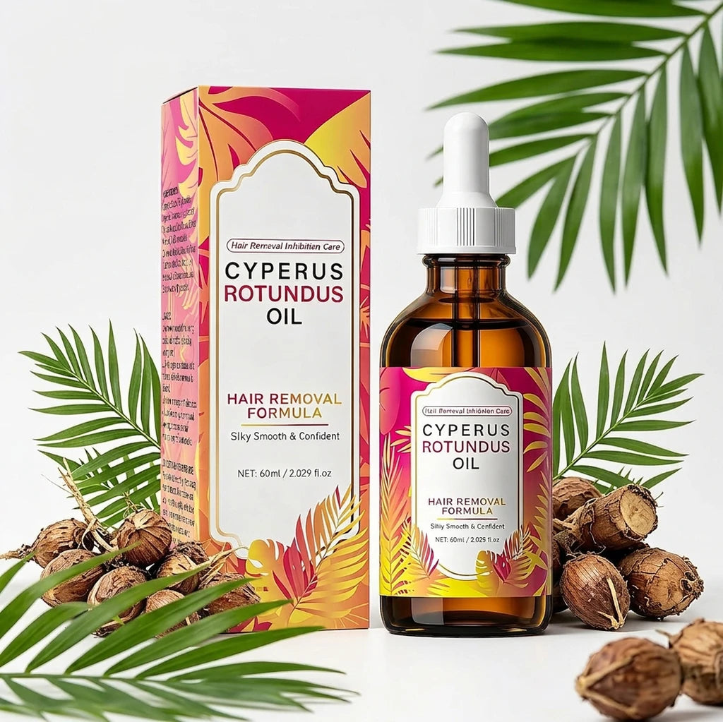 Silky Smooth Skin: Cyperus Rotundus Oil for Natural Hair Reduction & Deep Nourishment