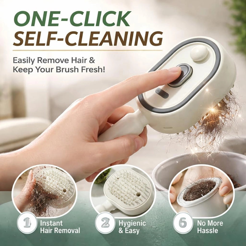 Effortless Sleek Hair: The Steam Brush That Saves Your Mornings!