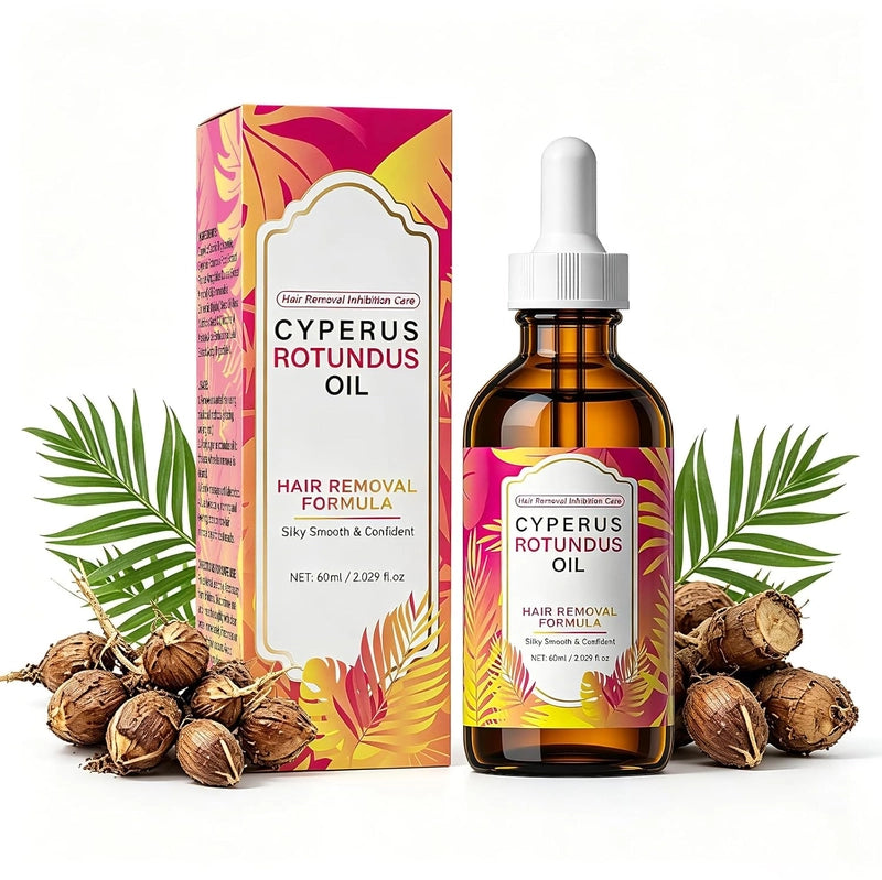 Silky Smooth Skin: Cyperus Rotundus Oil for Natural Hair Reduction & Deep Nourishment