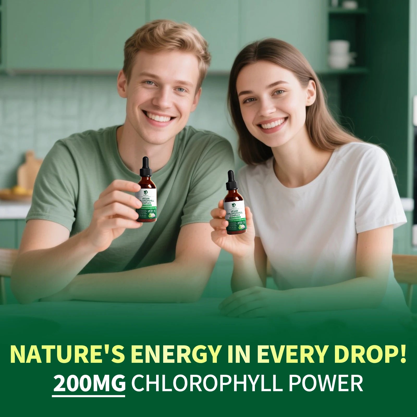 Liquid Chlorophyll Drops 30 ml – Vegan, Sugar-Free