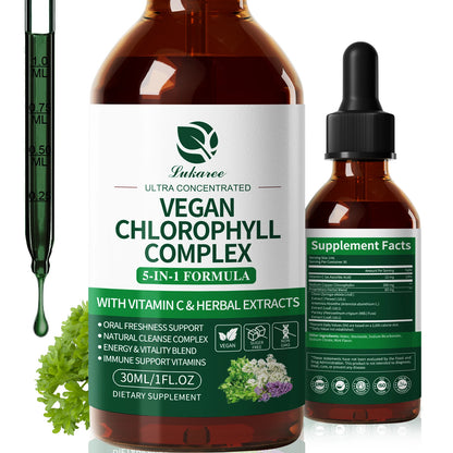 Liquid Chlorophyll Drops 30 ml – Vegan, Sugar-Free