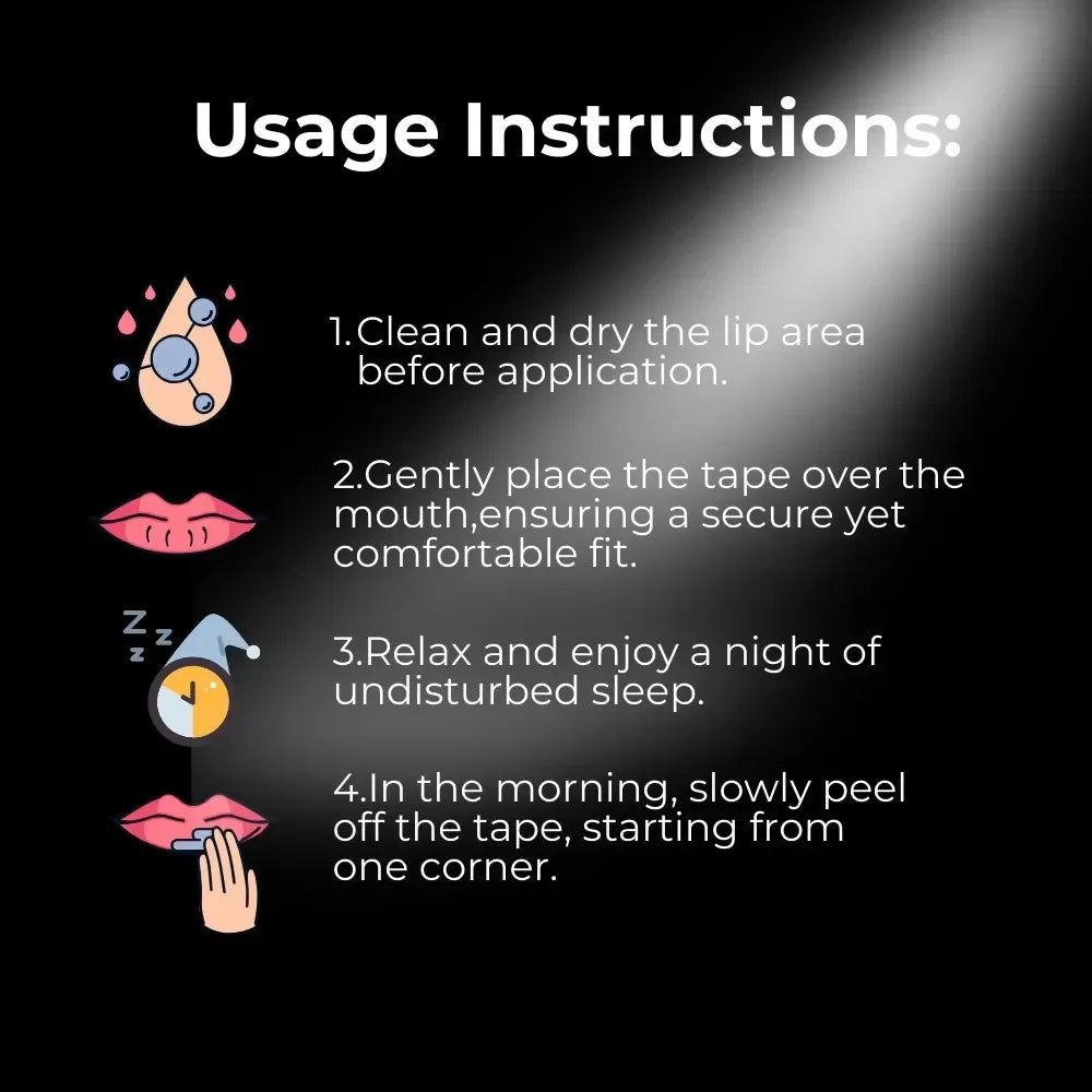 Mouth Tape for Sleeping – Anti-Snoring Gentle Sleep Strips