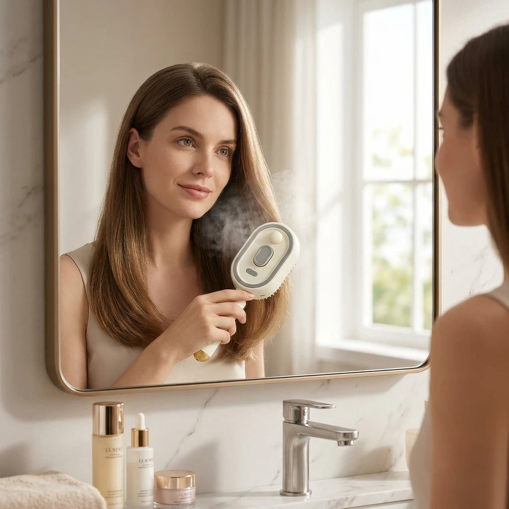 Effortless Sleek Hair: The Steam Brush That Saves Your Mornings!