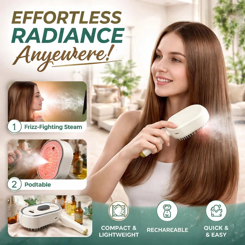 Effortless Sleek Hair: The Steam Brush That Saves Your Mornings!