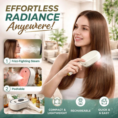 Effortless Sleek Hair: The Steam Brush That Saves Your Mornings!